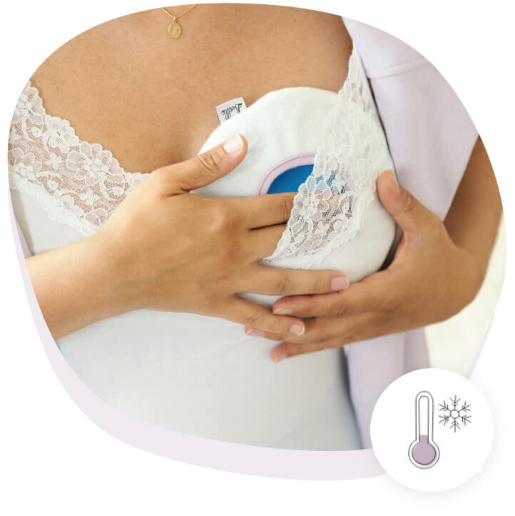 gel pad on a breast