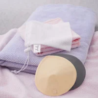 Livella Washable Nursing Pads 8 pcs. beige and black