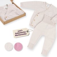 Livella Knitted Wrap Cardigan and Joggers cream 50 / 62