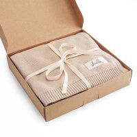 Livella Baby Blanket 100% Organic Cotton creme