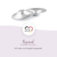 Livella Silver Nursing Cups Made of 999 Fine Silver (1 pair)