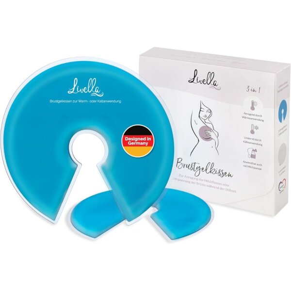 Livella Breast Gel Pads - Hot & Cold Compresses