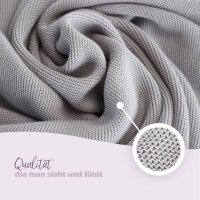 Livella Baby Blanket 100% Organic Cotton grey
